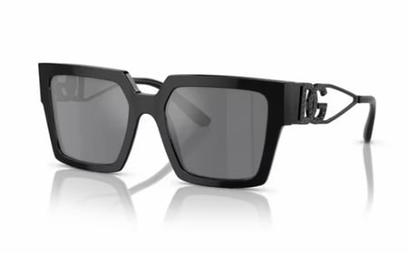 نظارة شمسية دولتشي أند غابانا بعدسات رمادية عاكسة DG 4446B 501-6G