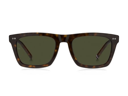 نظارة شمسية تومي هيلفيغر مربعة بنية رجالية THF 1890-S 086-QT