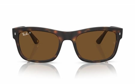 نظارة شمسية راي بان مربعة رجالية RB 4428 894-57 بعدسات بنية بولارايزد