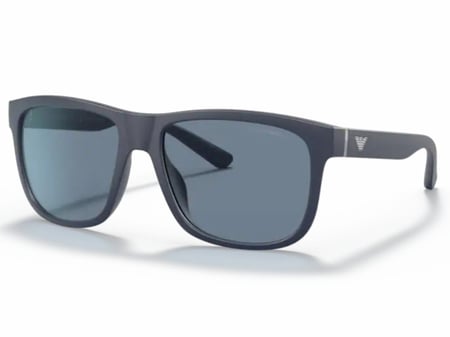 نظارة شمسية امبريو ارماني مربعة رجالية EA 4182U 5088-2V بعدسات زرقاء