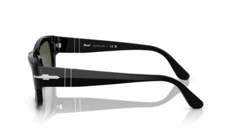 نظارة شمسية بيرسول مستطيلة رجالية PO 3326-S 9531 بعدسات زجاجية داكنة