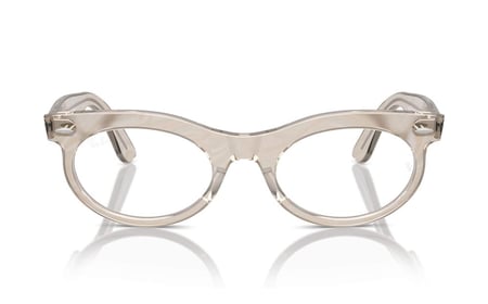 نظارة طبية راي بان change Wayfarer Oval RX 2242V 8291 رمادية متحولة