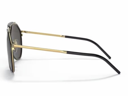 نظارة دولتشي أند غابانا شمسية رجالية DG 2277 02-87 بإطار ذهبي وأسود