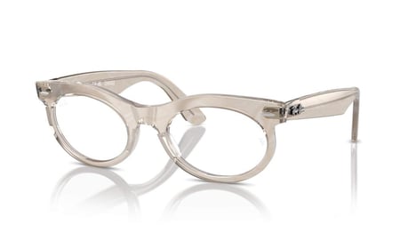نظارة طبية راي بان change Wayfarer Oval RX 2242V 8291 رمادية متحولة