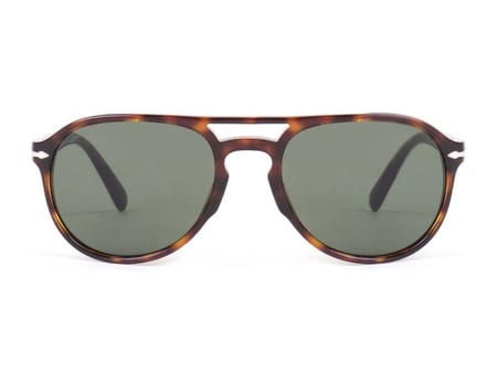 نظارة شمسية بيرسول افياتور رجالية PE 3235-S 24-31 بتصميم هافانا بني