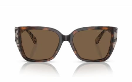 نظارة شمسية مايكل كورس نسائية MK 2199 395173 بتصميم مستطيل هافانا