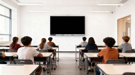 شاشة سبارك التفاعلية، شاشة لمس 65 بوصة، بدقة 4K UHD، ذاكرة رام 32 جيجابايت، سعة تخزين 256 جيجابايت .فيديو كونفرنس 48 ميجا بيكسل و 8 مايكروفونات، SPARQ SMART Interactive Screens