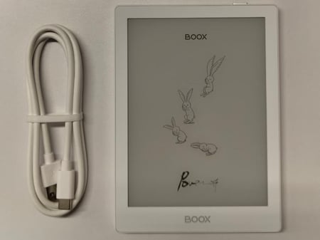 (مستعمل) بووكس جو 6 2GB 32GB قارئ إلكتروني بشاشة حبر إلكتروني (129325524B0562) (أبيض) | BOOX Go 6