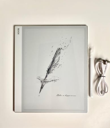 (مستعمل) (خط و خدوش على الشاشة فضلا مراجعة الصور) بووكس نوت ماكس حبر اسود فقط 6GB 128GB جهاز لوحي بشاشة حبر إلكتروني 13.3 بوصة بدون اضاءة داخليه | (131625221B0132) (Pre-Owned) BOOX Note Max