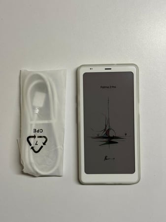 (مستعمل) بووكس بالما 2 برو (أبيض) 8G 128G قارئ إلكتروني بشاشة حبر ملون(141025A30B0443) (بدون ملاحقات) | BOOX Palma 2 Pro