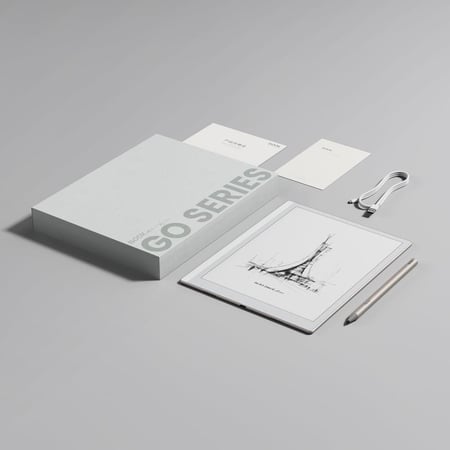 طلب مسبق (3-4 اسابيع) بووكس جو 10.3 الجيل الثاني Lumi 4GB 64GB جهاز لوحي بشاشة حبر إلكتروني | BOOX Go 10.3 Lumi (Gen II)