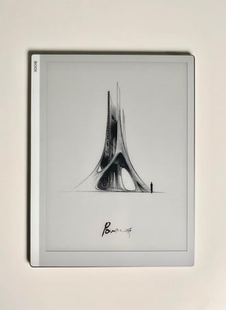 (مستعمل) بووكس جو 10.3 (أبيض) 4GB 64GB جهاز لوحي بشاشة حبر إلكتروني بدون إضاءة | (125525114B0286) (Pre-Owned) BOOX Go 10.3