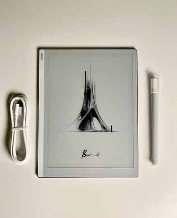(مستعمل) بووكس جو 10.3 (أبيض) 4GB 64GB جهاز لوحي بشاشة حبر إلكتروني بدون إضاءة | (125525114B0286) (Pre-Owned) BOOX Go 10.3