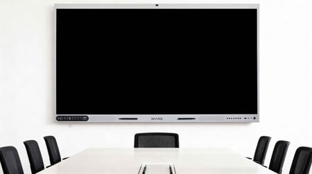 شاشة سبارك التفاعلية، شاشة لمس 98 بوصة، بدقة 4K UHD، ذاكرة رام 32 جيجابايت، سعة تخزين 256 جيجابايت .فيديو كونفرنس 48 ميجا بيكسل و 8 مايكروفونات، SPARQ SMART Interactive Screens