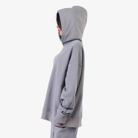 هودي واسع -رمادي