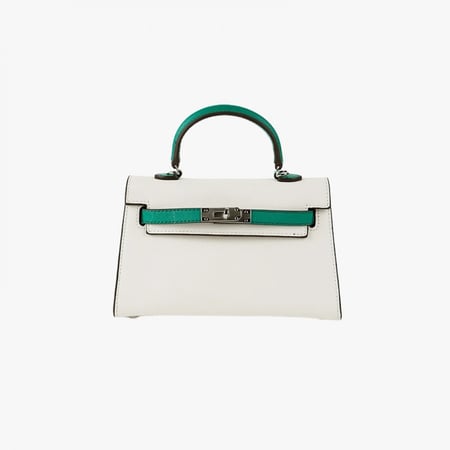 سمول هاندباق مقاس 22 white & green