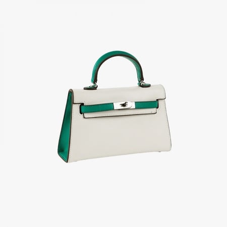 سمول هاندباق مقاس 22 white & green