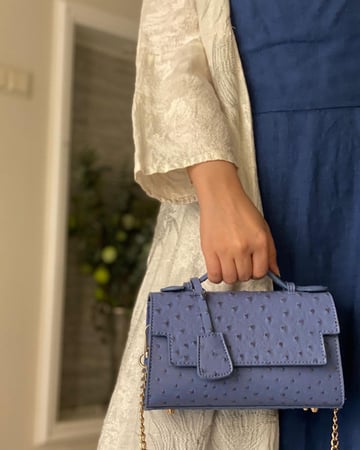 كروس بودي | Flame blue ostrich