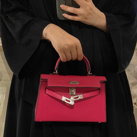 سمول هاندباق مقاس 22 | Hot pink