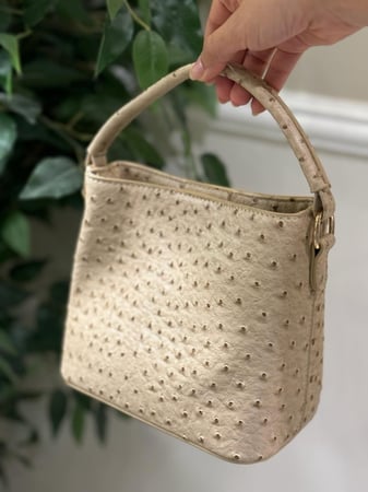 كروس بودي khaki ostrich