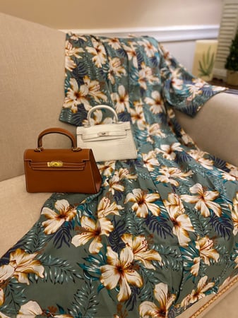 فستان صيفي بارد زيتي