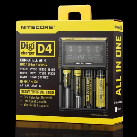 شاحن بطاريات نيتكور الاصلي   NETECORE  D4