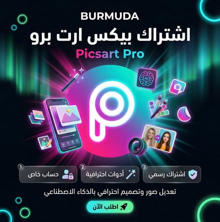 اشتراك بيكس ارت 3 شهور حساب خاص متجر برمودا