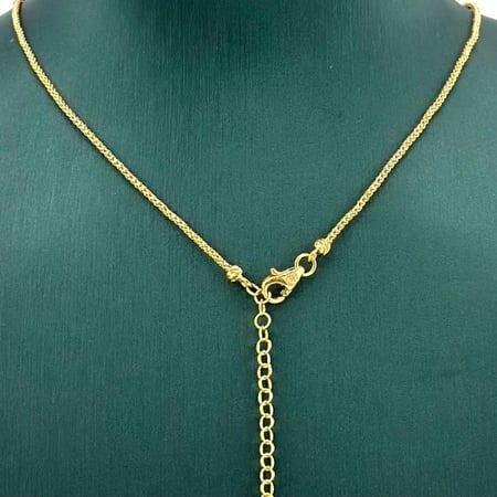 عقد ذهب أصفر عيار 21 من مجوهرات الشلوي