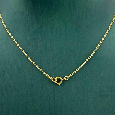 عقد ذهب أصفر عيار 21 من مجوهرات الشلوي