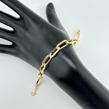 اسوارة ذهب اصفر عيار 18 من مجوهرات الشلوي