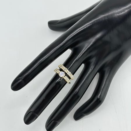 توينز ذهب اصفر عيار18 من مجوهرات الشلوي