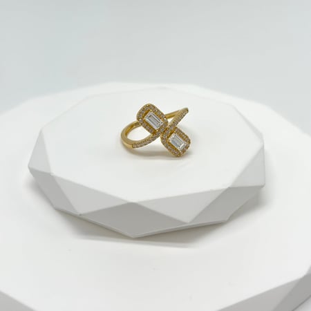 تالقى مع خاتم ذهب نسائي فاخر