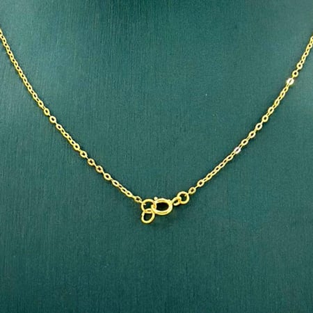 عقد ذهب أصفر عيار 21 من مجوهرات الشلوي