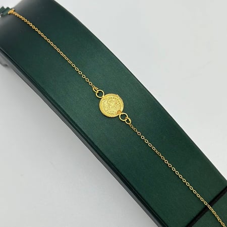 اساور ذهب اصفر عيار 21 من مجوهرات الشلوي