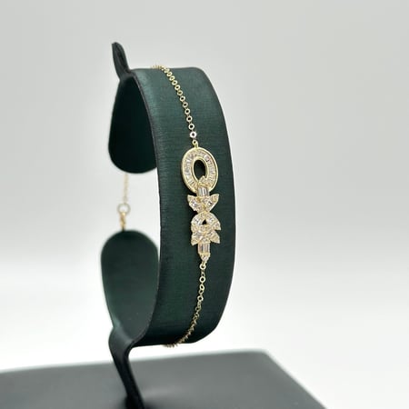 اسوارة ذهب اصفر عيار 18 من مجوهرات الشلوي