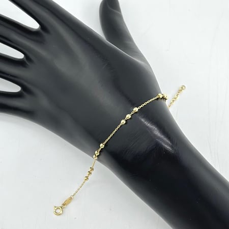 سوارة ذهب أصفر عيار 18 من مجوهرات الشلوي