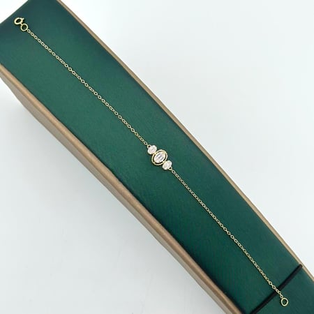 سوارة ذهب أصفر عيار 18 من مجوهرات الشلوي