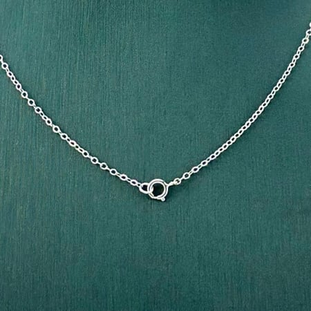 عقد ذهب أبيض عيار تصميم الماس عيار 18 من مجوهرات الشلوي