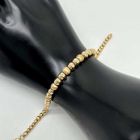 اسوارة ذهب تصميم ايطالي عيار 18 من مجوهرات الشلوي