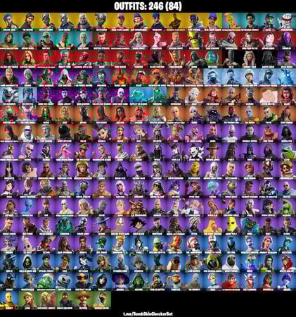 حساب إيبيك يحتوي على سيزون تو -٢٤٦ سكن-٢٤٥اكس-١٥٤رقصه-خامل ١٩٠يوم ينربط سوني مع الإيميل