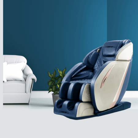 كرسي مساج فاخر  أزرق ( منزلي أو مكتبي )