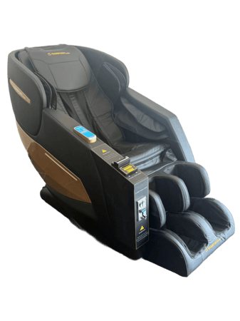 كرسي مساج استثماري أسود مع الأقدام  ( كمفورت زون نيو )مع الدفع الالكتروني والنقدي