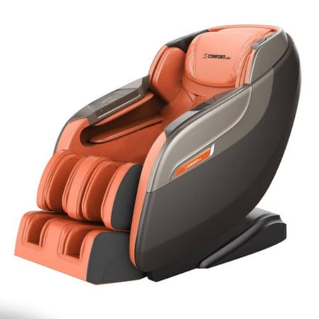 كرسي مساج فاخر برتقالي( كمفورت زون )للاستخدام منزلي