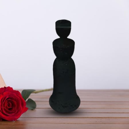 شمعدان سيراميك اسود 4937