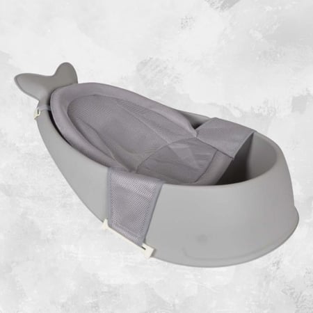 حوض استحمام بالحمالة الذكية رمادي