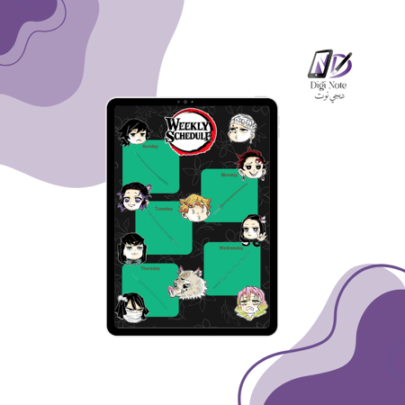 Demon Slayer Digital Organizers – Three Different Forms