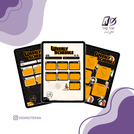 Haikyuu!! Digital Organizers – Three Different Forms