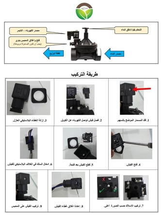 محبس كهربائي 2 بوصة 220V