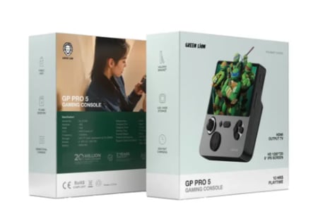 جهاز ألعاب Green Lion GP PRO 5 - أسود