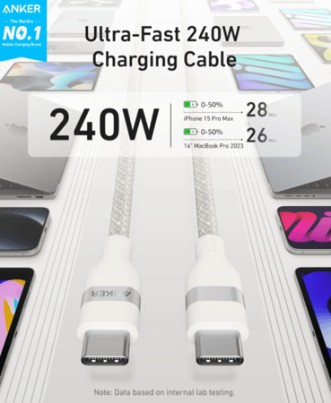 كيبل انكر Anker-240W-A82E2H22